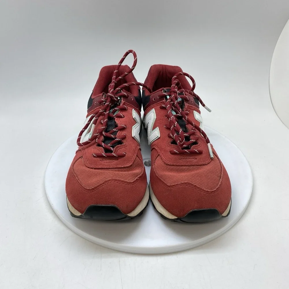 New Balance Sneakers Mens 7.5 D 574 ML574JHQ Red Athletic Casual Gym Shoes